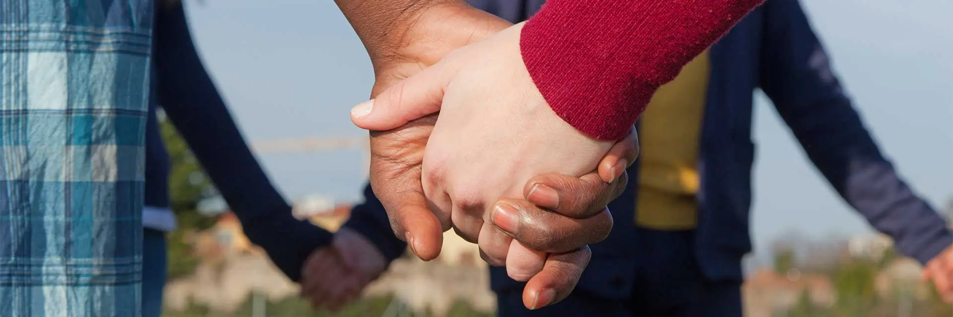 community holding hands, Zaccone Family Foundation